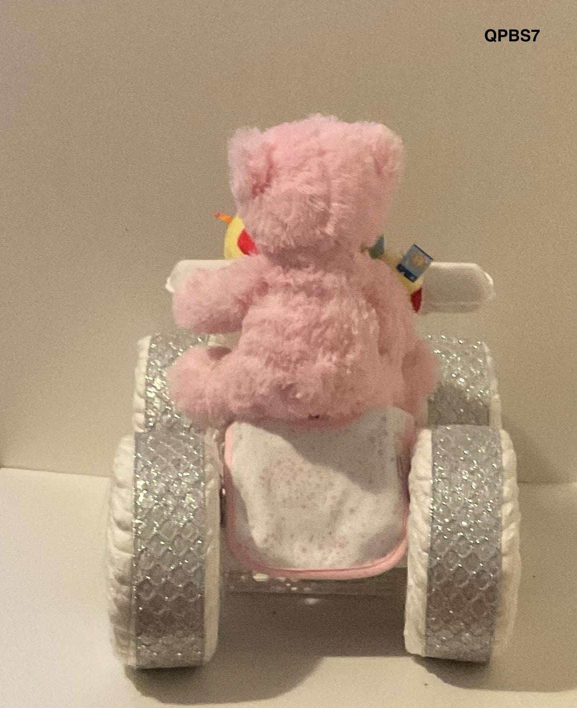 SILVER/PINK QUAD PAMPER BIKE