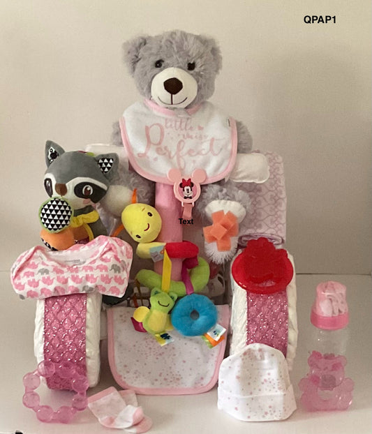 PINK QUAD PAMPER BIKE