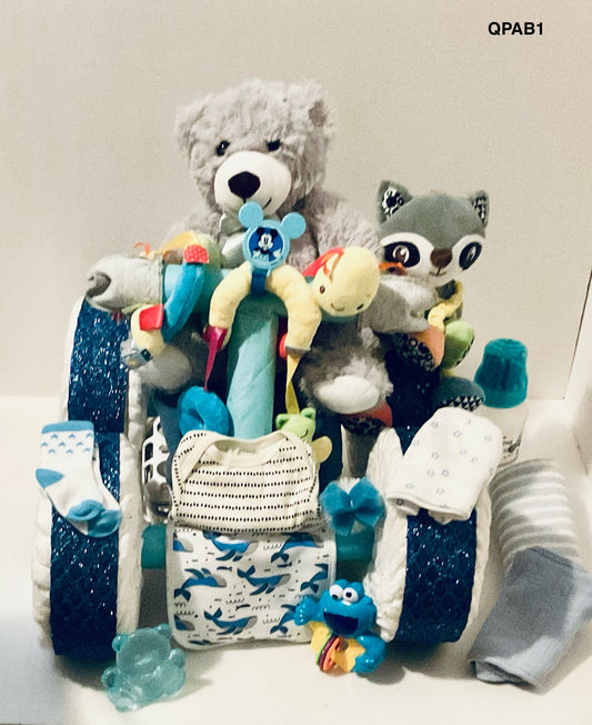 BLUE QUAD PAMPER BIKE